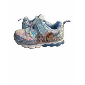 Disney Frozen Light-Up Sneakers – Elsa & Anna – Toddler Girls Shoes Size 7